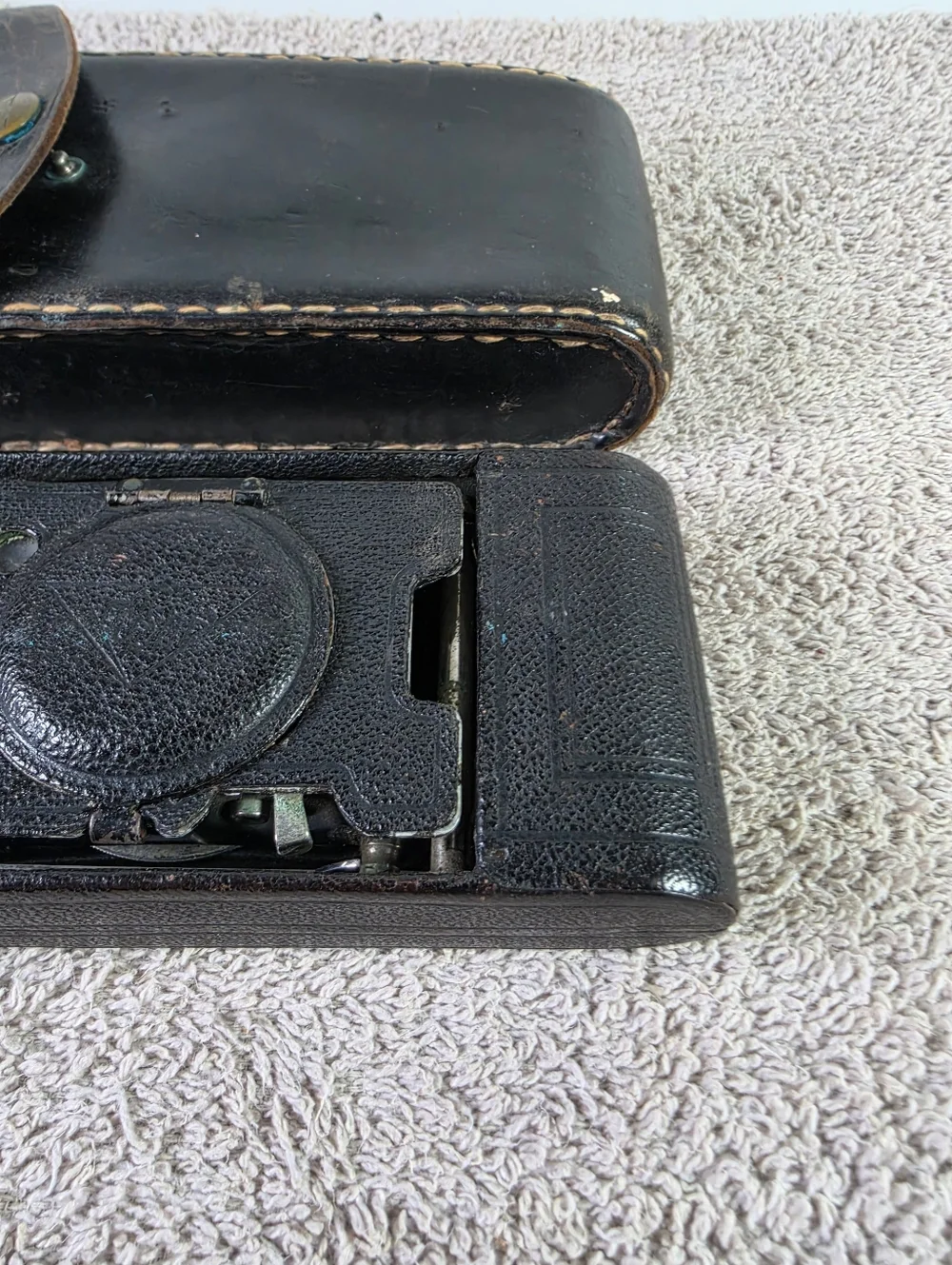 Vintage Ansco V.P. No. 2 Folding Camera in Black - Classic Film Camera